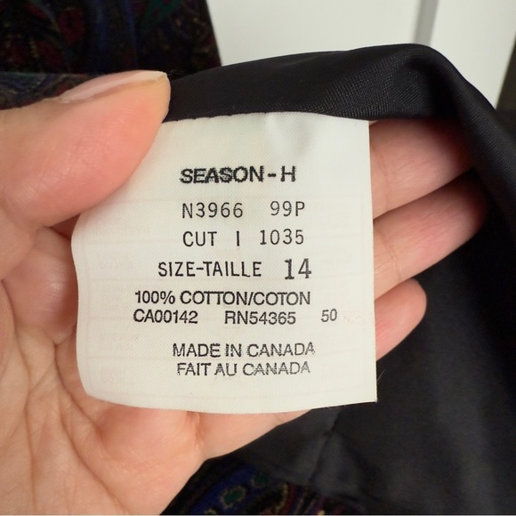 VTG COLLECTION INTERNATIONAL Paisley Patterned Women's Blazer Jacket - Picture 3 of 8